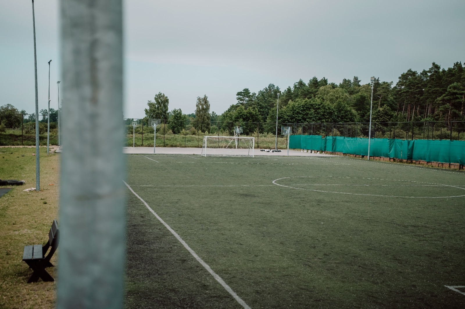 Obóz rekreacyjno-sportowy w Łebie boisko