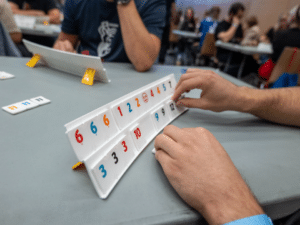 Ujęcie podczas rozgrywki w Rummikub